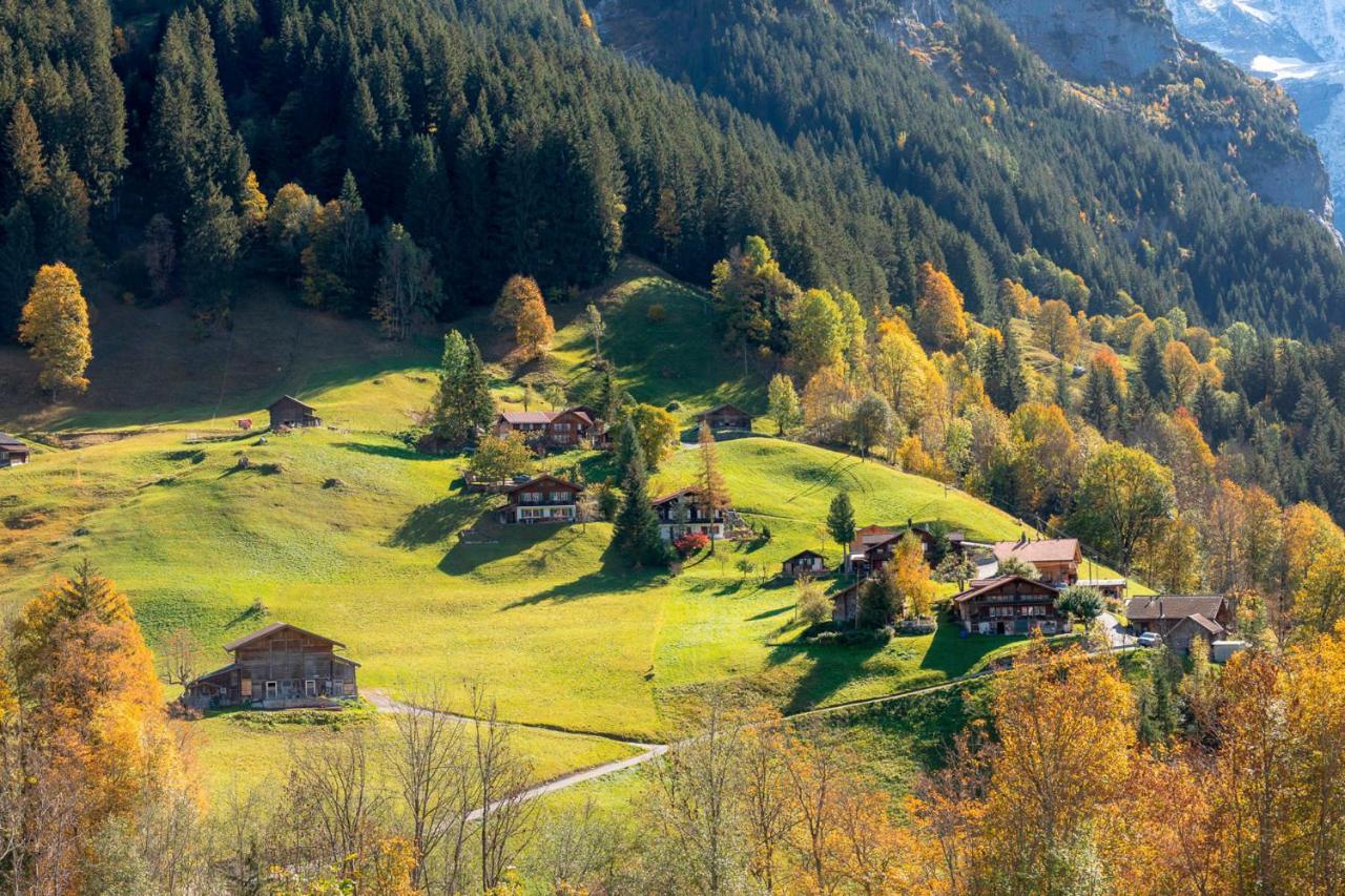 Chalet Waeschhuesli Near Interlaken, Grindelwald And Lauterbrunnen Gsteigwiler Exteriör bild